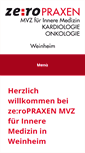 Mobile Screenshot of mvz-inneremedizin.de